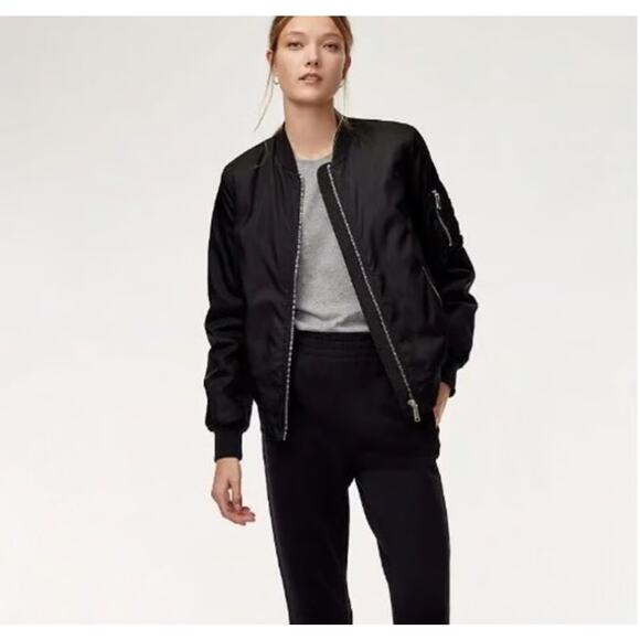 Women’s Aritzia Babaton Gilroy Bomber Jacket Large - Picture 1 of 7